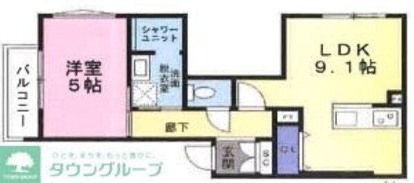 ポルト・ボヌールの物件間取画像